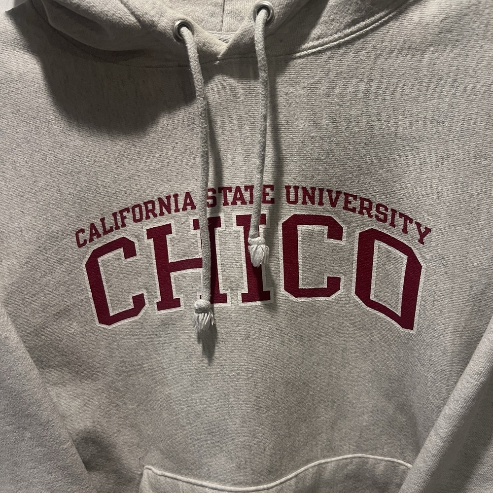 Champion Hoodie Adult Large Reverse Weave CSU Chico Hooded Sweatshirt Heavy